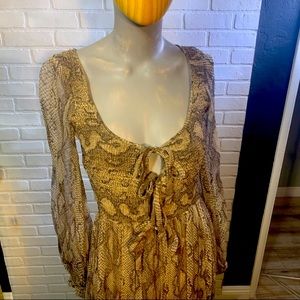 Vintage the Eva Gabor Look by Estevez Python gown